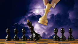chess pieces on chess board